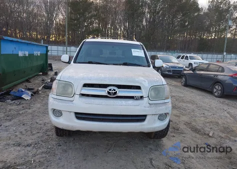 2005 Toyota Sequoia Limited V8 из США, поврежденный, VIN 5TDZT38A05S253689